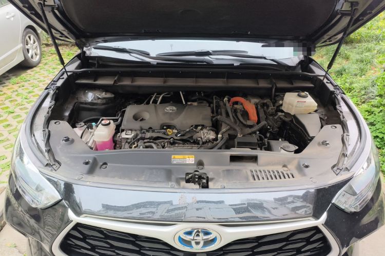 Used Toyota Highlander 2023 2.5L Smart Electric Hybrid Dual-Engine 4x4 Elite Edition 7 Seats Engine Bay