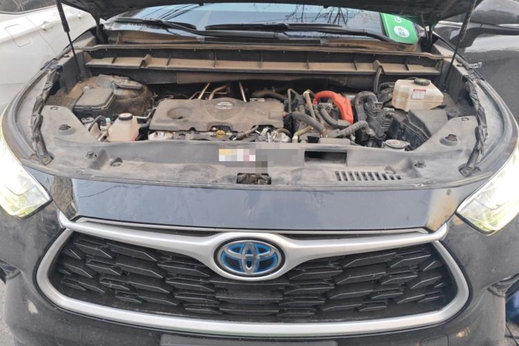Used Toyota Highlander 2023 2.5L Smart Electric Hybrid Dual-Motor All-Wheel-Drive Luxury 7-Seater Engine Bay