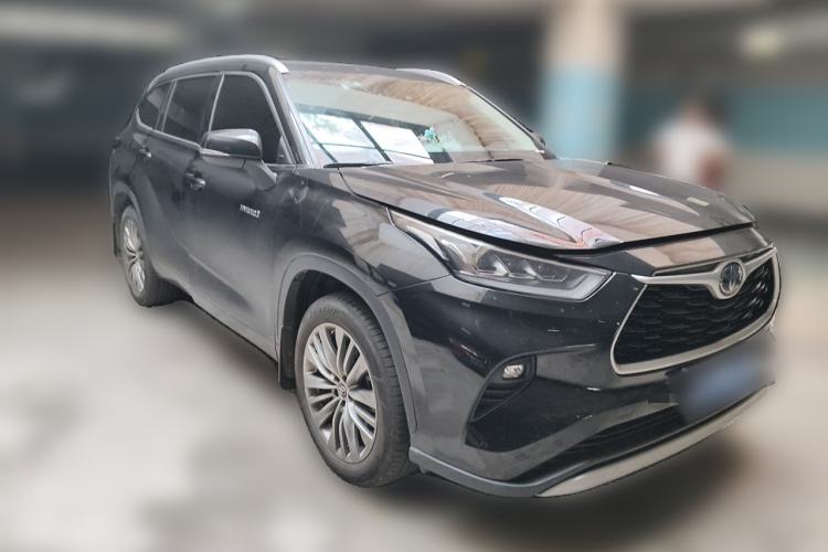 Used Toyota Highlander 2023 2.5L Smart Electric Hybrid Dual-Engine Four-Wheel Drive Prestige Version – 7 Seats Front Right 45 Deg