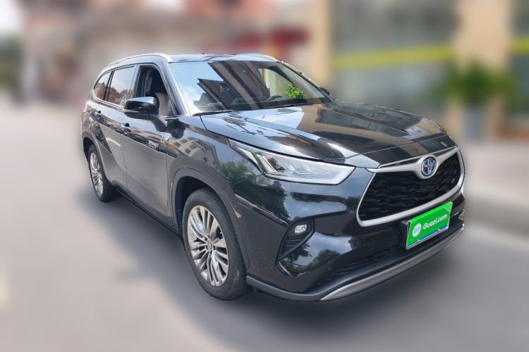 Used Toyota Highlander 2023 2.5L Smart Electric Hybrid Dual-Engine Four-Wheel Drive Prestige Version – 7 Seats Front Right 45 Deg