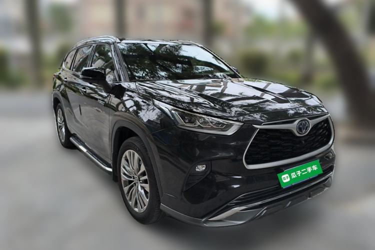 Used Toyota Highlander 2023 2.5L Smart Electric Hybrid Dual-Engine Four-Wheel Drive Prestige Version – 7 Seats Front Right 45 Deg