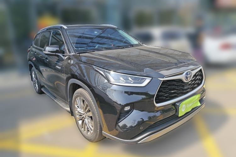 Used Toyota Highlander 2023 2.5L Smart Electric Hybrid Dual-Engine Four-Wheel Drive Prestige Version – 7 Seats Front Right 45 Deg