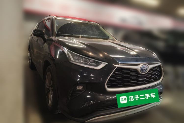 Used Toyota Highlander 2023 2.5L Smart Electric Hybrid Dual-Engine 4x4 Knight Edition 7 Seats Front Right 45 Deg