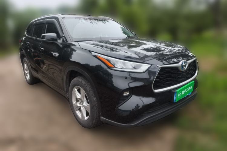 Used Toyota Highlander 2023 2.5L Smart Electric Hybrid Dual-Engine Two-Wheel Drive Elite Version 5 Seats Front Right 45 Deg