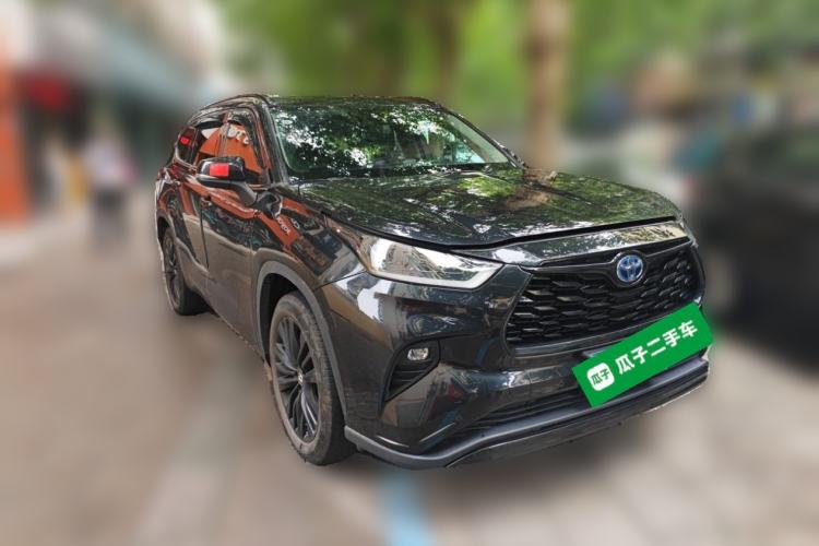 Used Toyota Highlander 2023 2.5L Smart Electric Hybrid Dual-Engine 4x4 Knight Edition 7 Seats Front Right 45 Deg