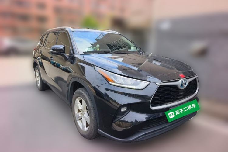 Used Toyota Highlander 2023 2.5L Smart Electric Hybrid Dual-Engine Two-Wheel Drive Elite Version 5 Seats Front Right 45 Deg