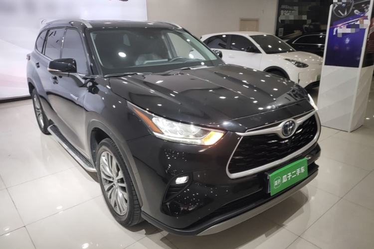 Used Toyota Highlander 2023 2.5L Smart Electric Hybrid Dual-Motor All-Wheel-Drive Luxury 7-Seater Front Right 45 Deg