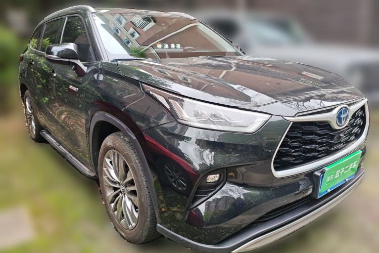 Used Toyota Highlander 2023 2.5L Smart Electric Hybrid Dual-Engine Four-Wheel Drive Prestige Version – 7 Seats Front Right 45 Deg