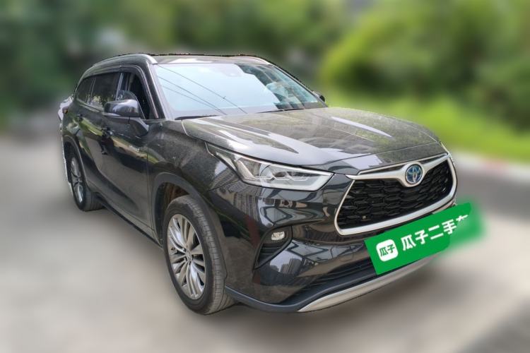 Used Toyota Highlander 2023 2.5L Smart Electric Hybrid Dual-Engine Four-Wheel Drive Prestige Version – 7 Seats Front Right 45 Deg