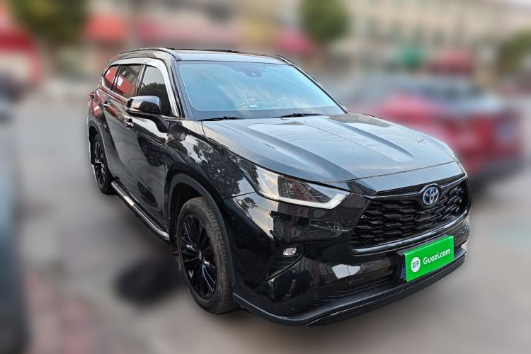 Used Toyota Highlander 2023 2.5L Smart Electric Hybrid Dual-Engine 4x4 Knight Edition 7 Seats Front Right 45 Deg