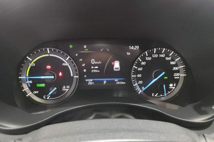 Used Toyota Highlander 2023 2.5L Smart Electric Hybrid Dual-Motor All-Wheel-Drive Luxury 7-Seater Instrument Cluster