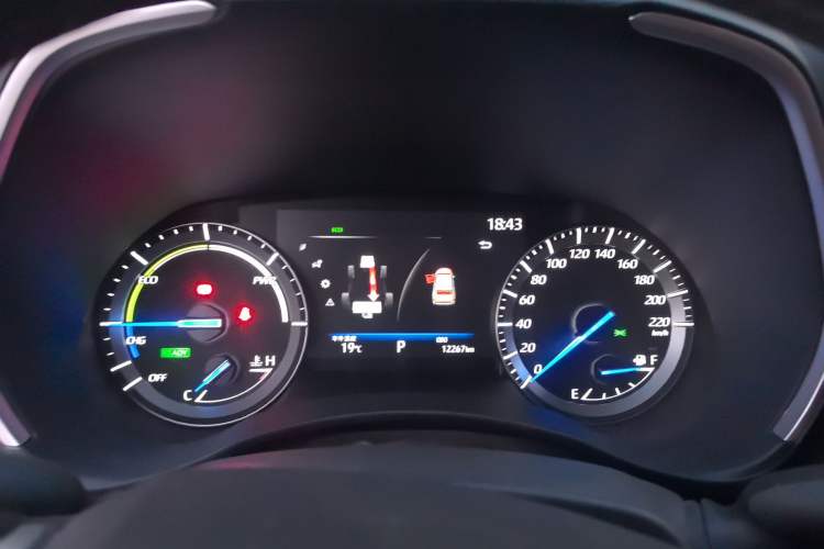 Used Toyota Highlander 2023 2.5L Smart Electric Hybrid Dual-Engine Two-Wheel Drive Elite Version 7-Seater PLUS Edition Instrument Cluster