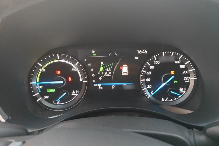 Used Toyota Highlander 2023 2.5L Smart Electric Hybrid Dual-Motor All-Wheel-Drive Luxury 7-Seater Instrument Cluster