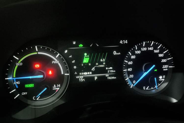 Used Toyota Highlander 2023 2.5L Smart Electric Hybrid Dual-Drive Prestige Version 7 Seats Instrument Cluster