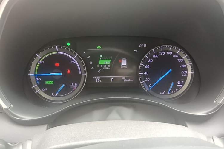 Used Toyota Highlander 2023 2.5L Smart Electric Hybrid Dual-Engine 4x4 Elite Edition 7 Seats Instrument Cluster