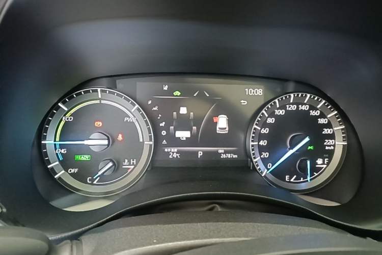 Used Toyota Highlander 2023 2.5L Smart Electric Hybrid Dual-Engine Four-Wheel Drive Prestige Version – 7 Seats Instrument Cluster
