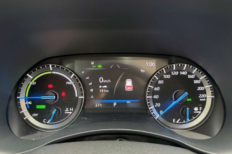 Used Toyota Highlander 2023 2.5L Smart Electric Hybrid Dual-Motor All-Wheel-Drive Luxury 7-Seater Instrument Cluster