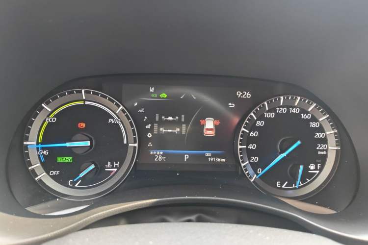 Used Toyota Highlander 2023 2.5L Smart Electric Hybrid Dual-Engine Four-Wheel Drive Prestige Version – 7 Seats Instrument Cluster