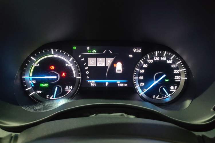 Used Toyota Highlander 2023 2.5L Smart Electric Hybrid Dual-Engine 4x4 Knight Edition 7 Seats Instrument Cluster