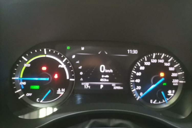 Used Toyota Highlander 2023 2.5L Smart Electric Hybrid Dual-Motor All-Wheel-Drive Luxury 7-Seater Instrument Cluster