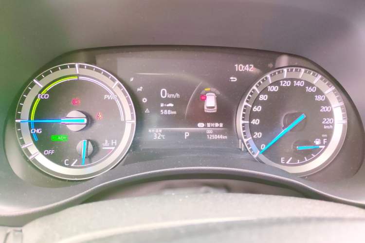 Used Toyota Highlander 2023 2.5L Smart Electric Hybrid Dual-Drive Elite Version 7 Seats Instrument Cluster