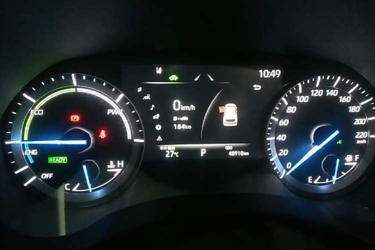 Used Toyota Highlander 2023 2.5L Smart Electric Hybrid Dual-Engine 4x4 Knight Edition 7 Seats Instrument Cluster