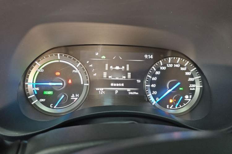 Used Toyota Highlander 2023 2.5L Smart Electric Hybrid Dual-Motor All-Wheel-Drive Luxury 7-Seater Instrument Cluster