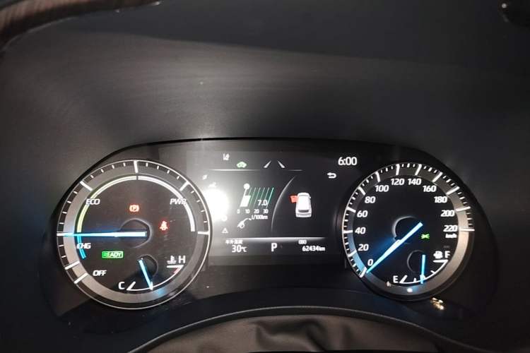 Used Toyota Highlander 2023 2.5L Smart Electric Hybrid Dual-Engine 4x4 Knight Edition 7 Seats Instrument Cluster