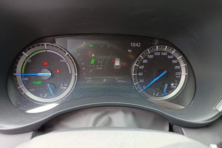 Used Toyota Highlander 2023 2.5L Smart Electric Hybrid Dual-Engine Four-Wheel Drive Prestige Version – 7 Seats Instrument Cluster