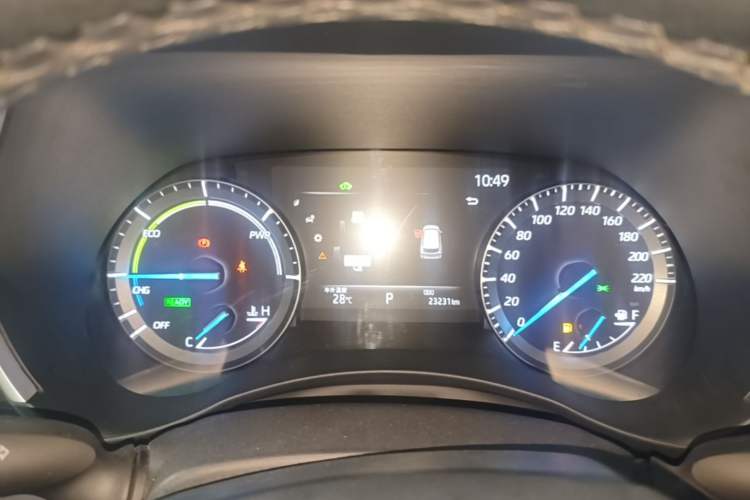 Used Toyota Highlander 2023 2.5L Smart Electric Hybrid Dual-Engine Two-Wheel Drive Elite Version 5 Seats Instrument Cluster