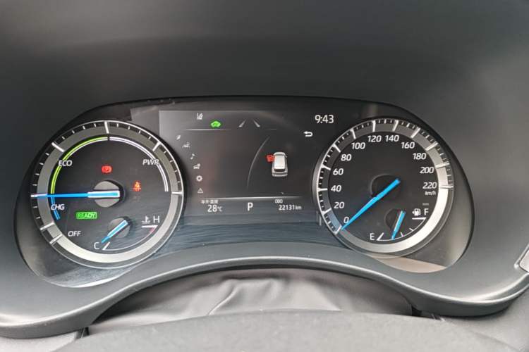 Used Toyota Highlander 2023 2.5L Smart Electric Hybrid Dual-Drive Prestige Version 7 Seats Instrument Cluster