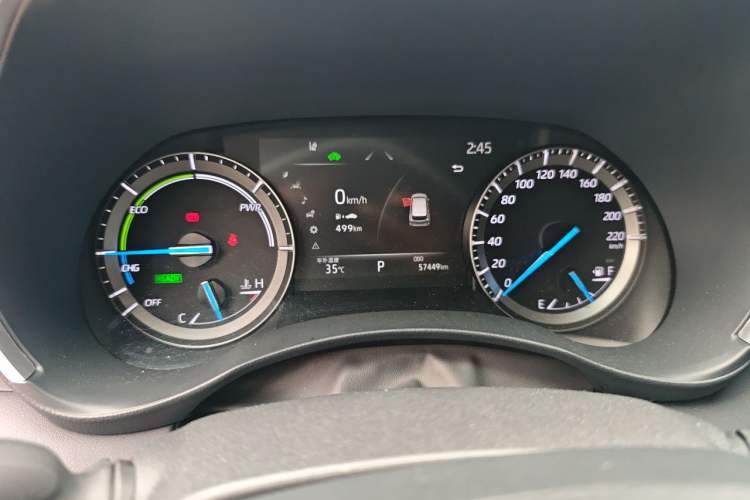 Used Toyota Highlander 2023 2.5L Smart Electric Hybrid Dual-Engine 4x4 Elite Edition 7 Seats Instrument Cluster