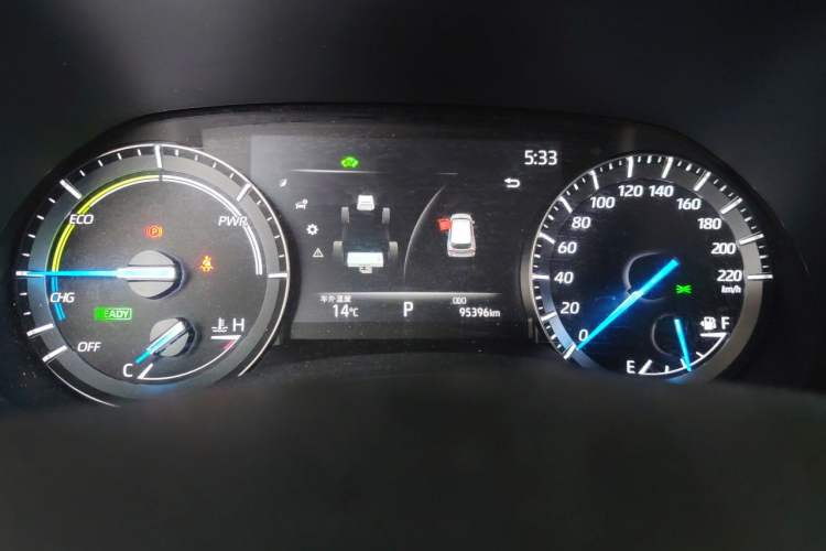 Used Toyota Highlander 2023 2.5L Smart Electric Hybrid Dual-Drive Elite Version 7 Seats Instrument Cluster