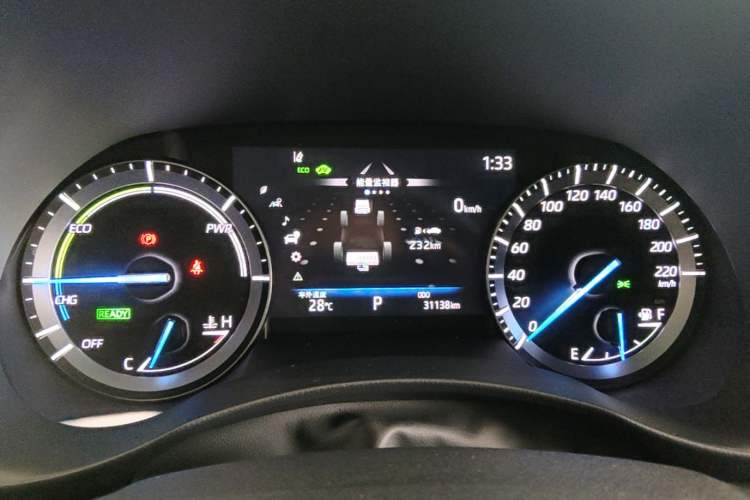 Used Toyota Highlander 2023 2.5L Smart Electric Hybrid Dual-Engine Four-Wheel Drive Prestige Version – 7 Seats Instrument Cluster