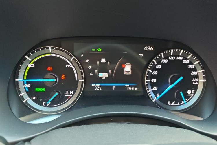 Used Toyota Highlander 2023 2.5L Smart Electric Hybrid Dual-Engine Two-Wheel Drive Elite Version 5 Seats Instrument Cluster