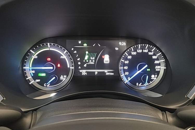 Used Toyota Highlander 2023 2.5L Smart Electric Hybrid Dual-Engine Four-Wheel Drive Prestige Version – 7 Seats Instrument Cluster