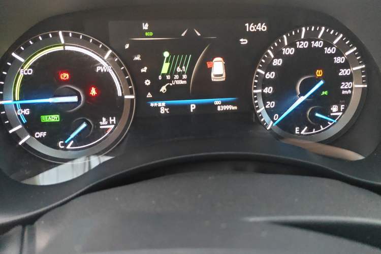 Used Toyota Highlander 2023 2.5L Smart Electric Hybrid Dual-Motor All-Wheel-Drive Luxury 7-Seater Odometer Close Up