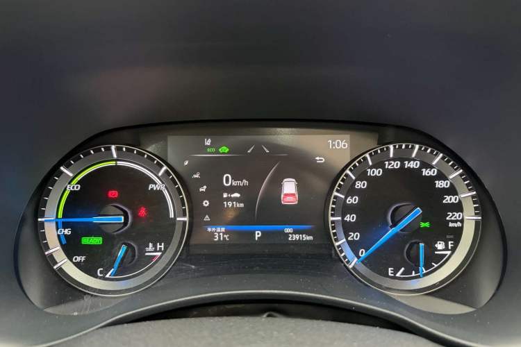 Used Toyota Highlander 2023 2.5L Smart Electric Hybrid Dual-Motor All-Wheel-Drive Luxury 7-Seater Odometer Close Up
