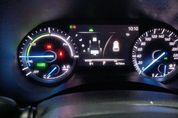 Used Toyota Highlander 2023 2.5L Smart Electric Hybrid Dual-Engine Two-Wheel Drive Elite Version 5 Seats Odometer Close Up