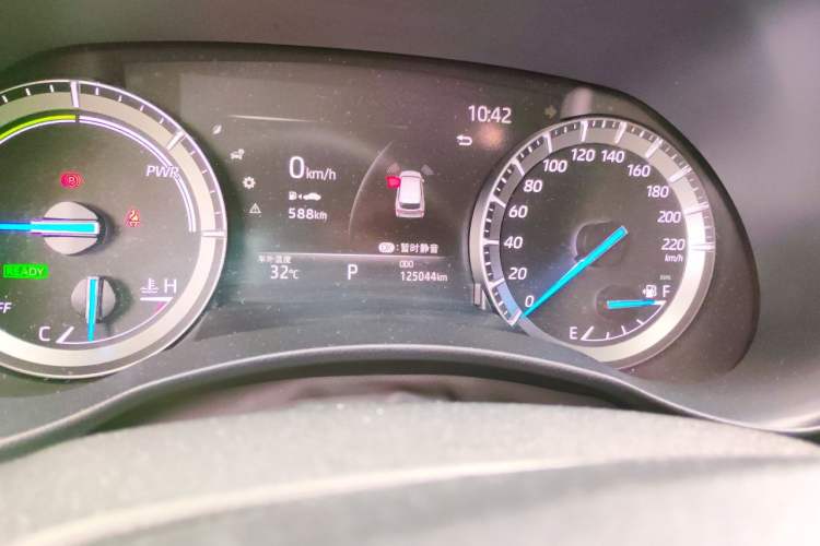 Used Toyota Highlander 2023 2.5L Smart Electric Hybrid Dual-Drive Elite Version 7 Seats Odometer Close Up