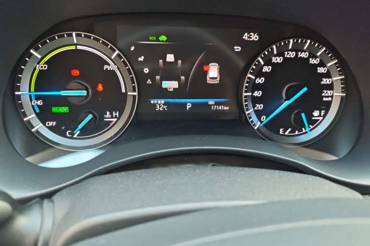 Used Toyota Highlander 2023 2.5L Smart Electric Hybrid Dual-Engine Two-Wheel Drive Elite Version 5 Seats Odometer Close Up