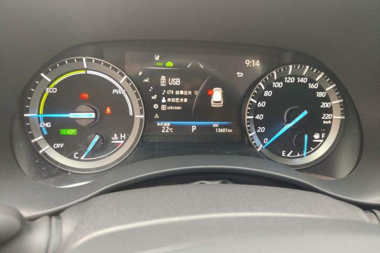 Used Toyota Highlander 2023 2.5L Smart Electric Hybrid Dual-Engine Four-Wheel Drive Prestige Version – 7 Seats Odometer Close Up