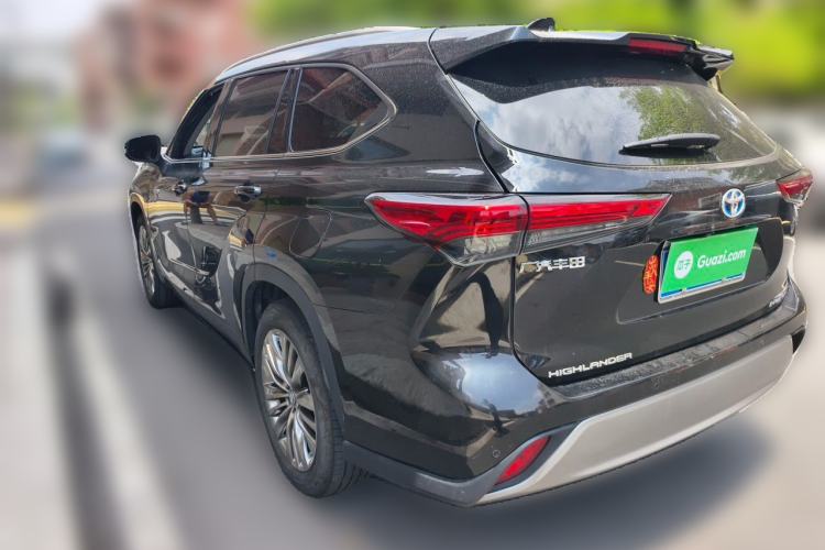 Used Toyota Highlander 2023 2.5L Smart Electric Hybrid Dual-Engine Four-Wheel Drive Prestige Version – 7 Seats Rear Left 45 Deg