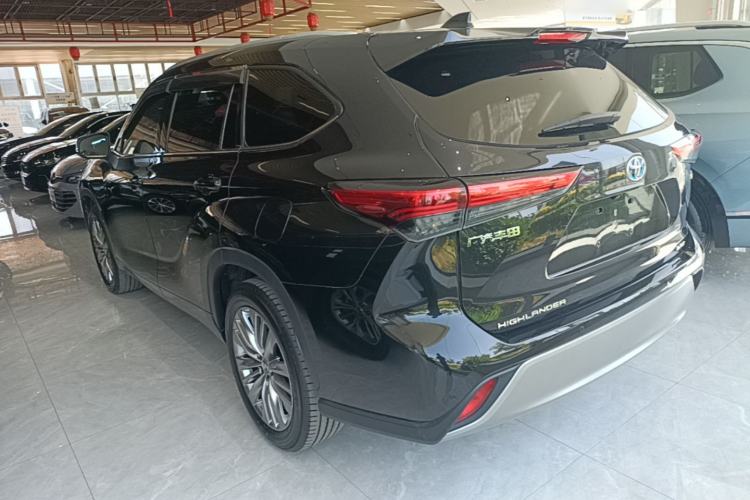 Used Toyota Highlander 2023 2.5L Smart Electric Hybrid Dual-Engine Four-Wheel Drive Prestige Version – 7 Seats Rear Left 45 Deg
