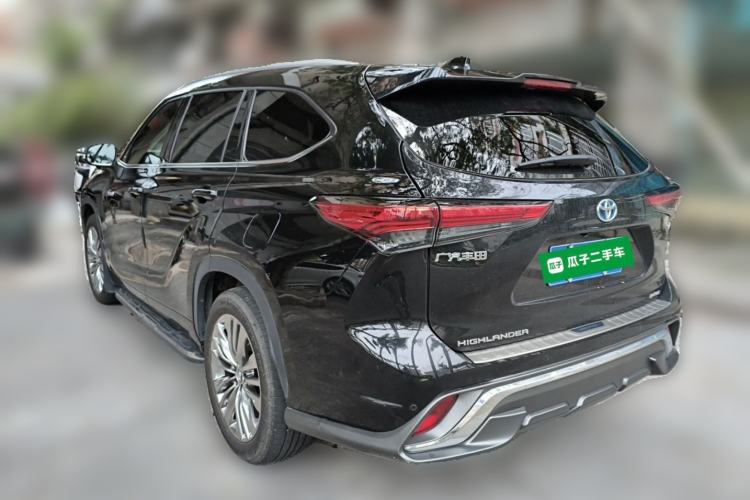 Used Toyota Highlander 2023 2.5L Smart Electric Hybrid Dual-Engine Four-Wheel Drive Prestige Version – 7 Seats Rear Left 45 Deg