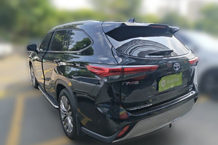 Used Toyota Highlander 2023 2.5L Smart Electric Hybrid Dual-Engine Four-Wheel Drive Prestige Version – 7 Seats Rear Left 45 Deg