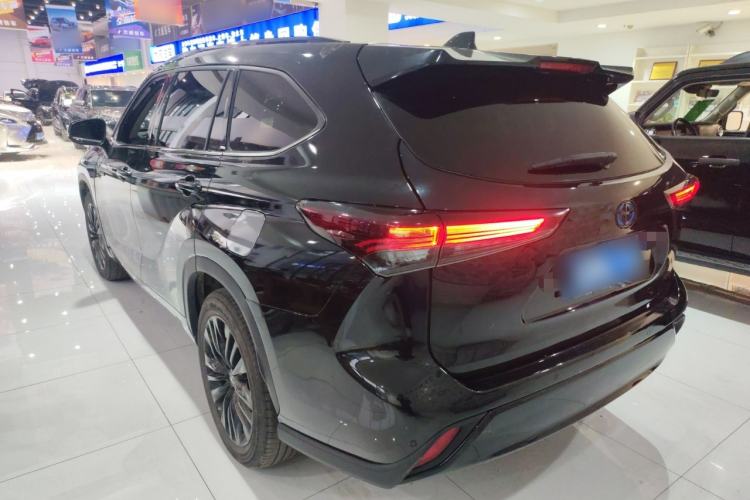 Used Toyota Highlander 2023 2.5L Smart Electric Hybrid Dual-Engine 4x4 Knight Edition 7 Seats Rear Left 45 Deg