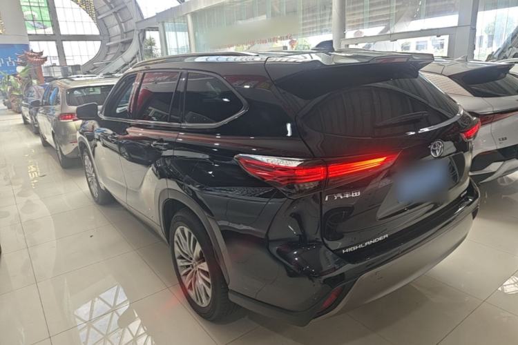 Used Toyota Highlander 2023 2.5L Smart Electric Hybrid Dual-Engine Four-Wheel Drive Prestige Version – 7 Seats Rear Left 45 Deg