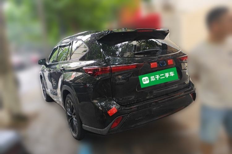 Used Toyota Highlander 2023 2.5L Smart Electric Hybrid Dual-Engine 4x4 Knight Edition 7 Seats Rear Left 45 Deg