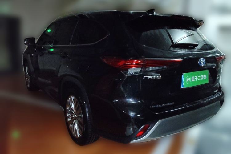 Used Toyota Highlander 2023 2.5L Smart Electric Hybrid Dual-Engine Four-Wheel Drive Prestige Version – 7 Seats Rear Left 45 Deg
